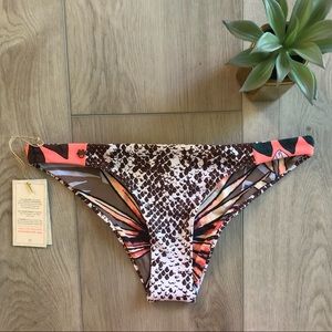 Maaji L Reversible Cheeky Bikini Bottoms NWT